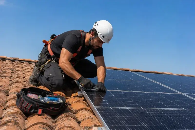 Maintenance et monitoring de panneaux solaires à Saint-Christoly-de-Blaye